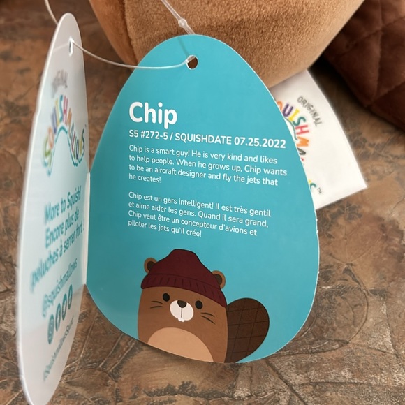 Squishmallows Chip the Beaver 🦫 - Picture 6 of 7